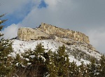 Тепе-Кермен - гора и пещерный город